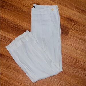 Theory Elegant White Trousers